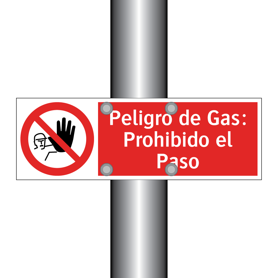 Peligro de Gas: Prohibido el Paso