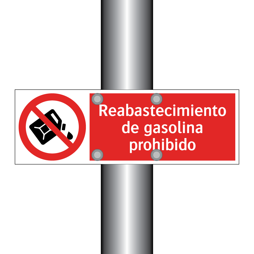 Reabastecimiento de gasolina prohibido