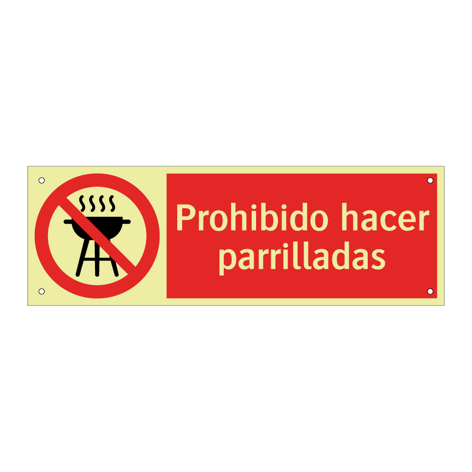 Prohibido hacer parrilladas