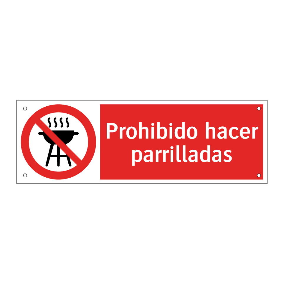 Prohibido hacer parrilladas