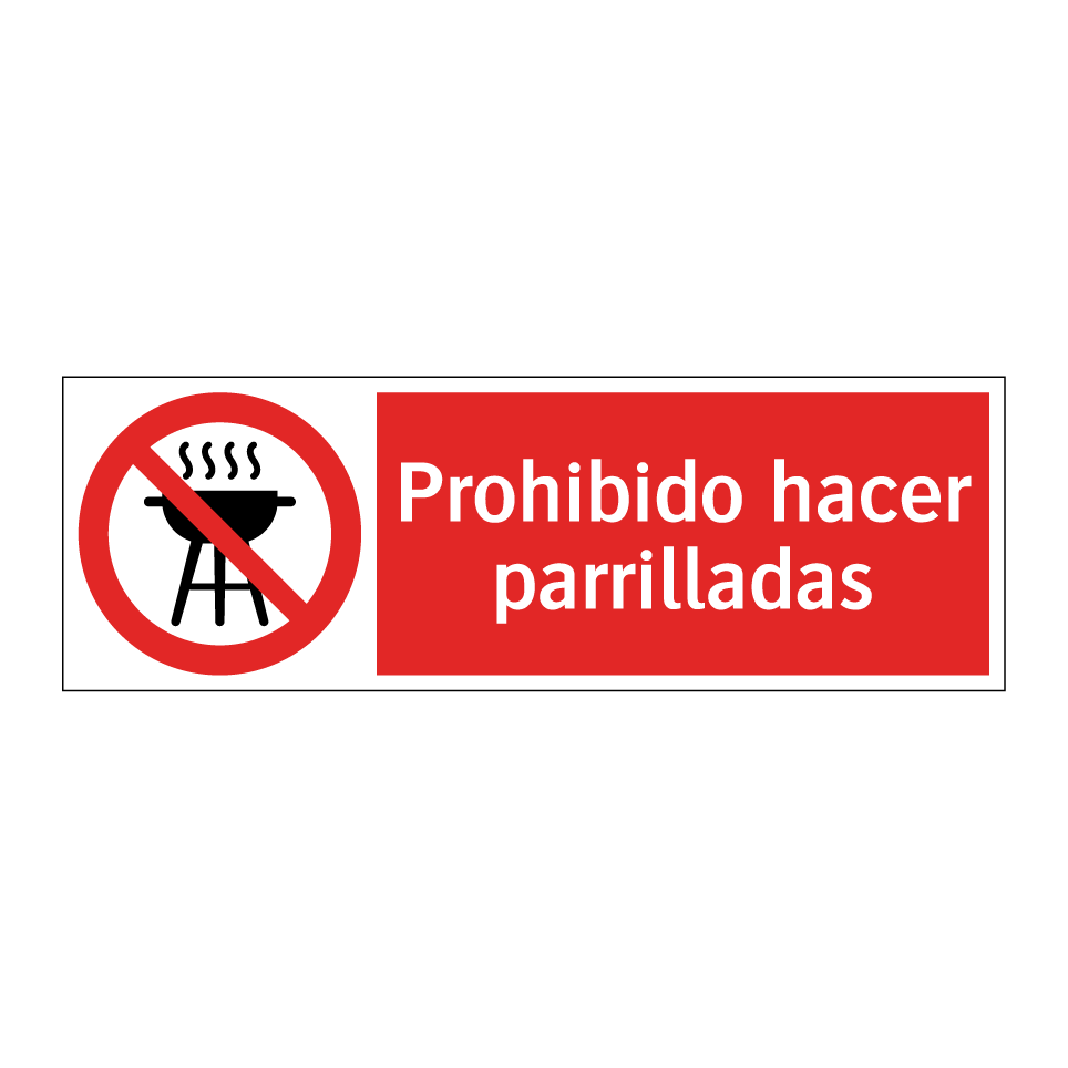 Prohibido hacer parrilladas