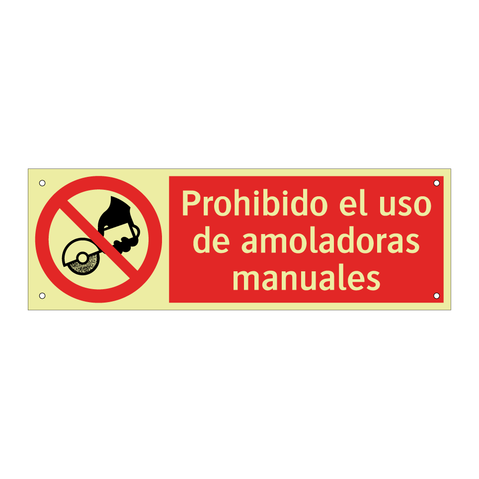 Prohibido el uso de amoladoras manuales