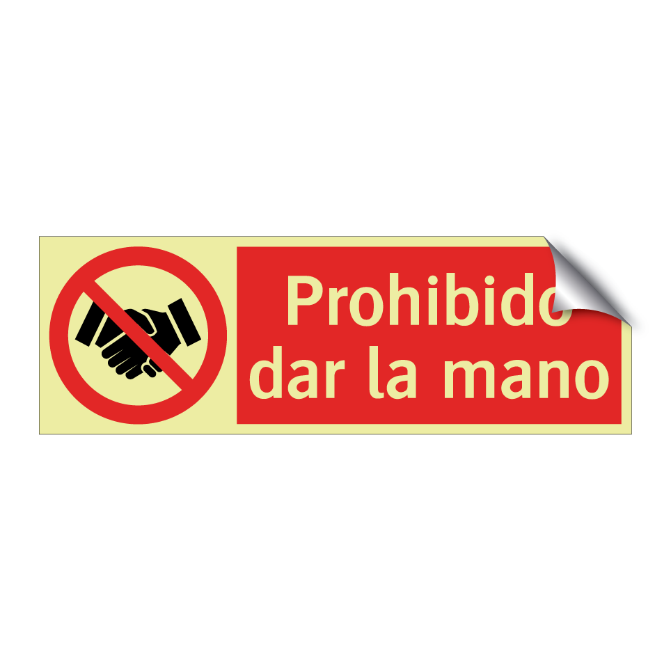 Prohibido dar la mano