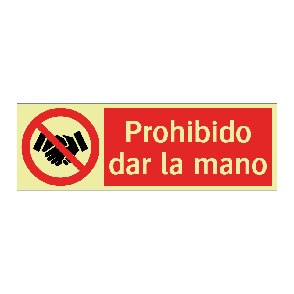 Prohibido dar la mano