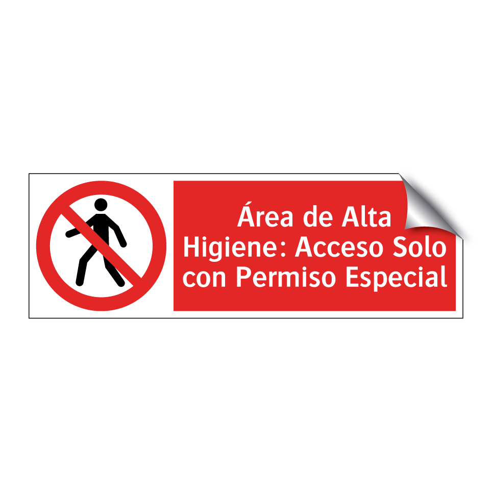 Área de Alta Higiene: Acceso Solo con Permiso Especial