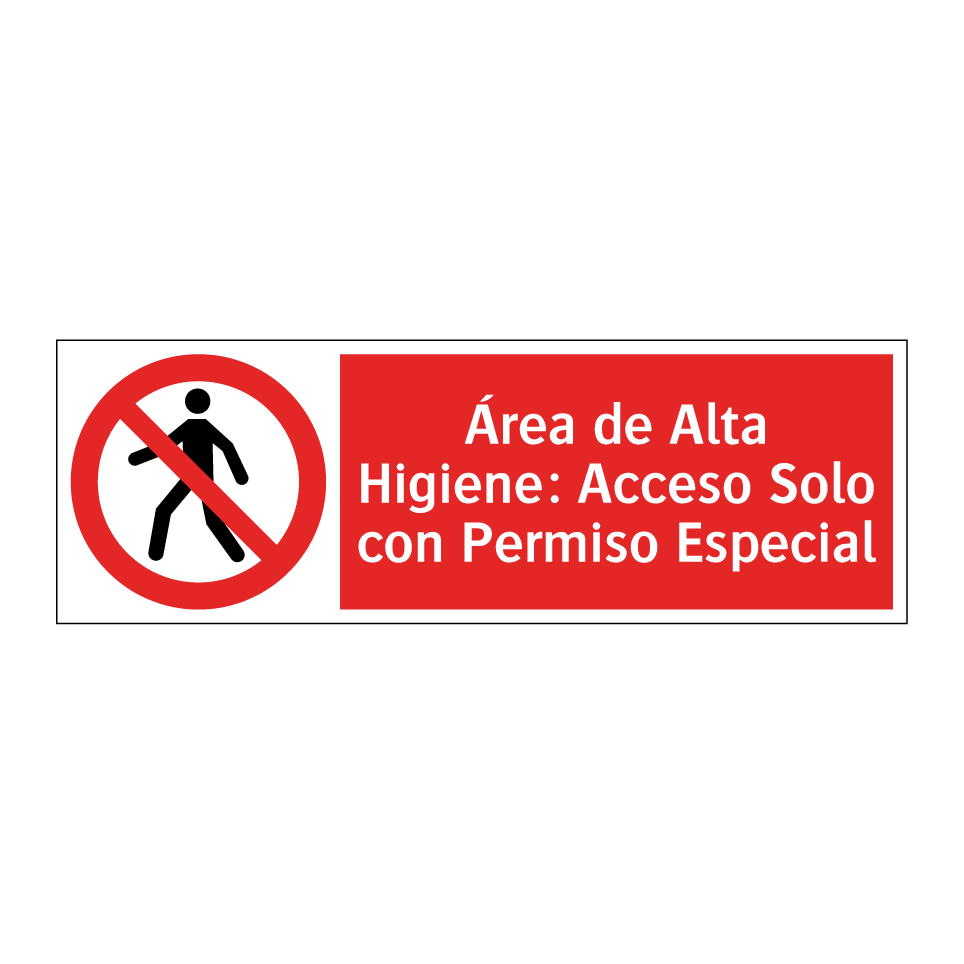 Área de Alta Higiene: Acceso Solo con Permiso Especial