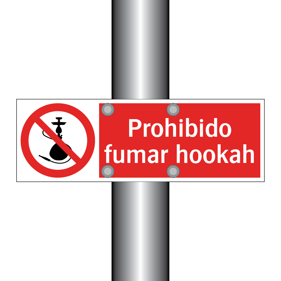 Prohibido fumar hookah