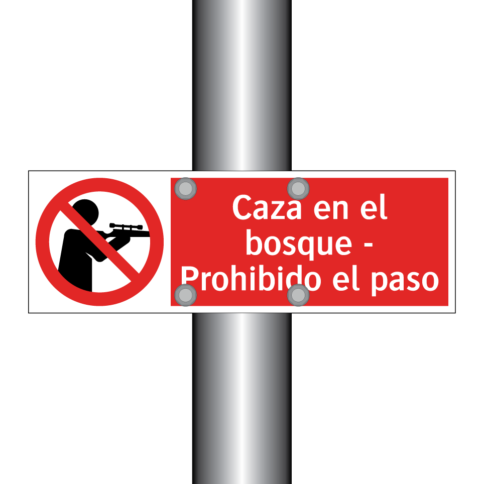 Caza en el bosque - Prohibido el paso