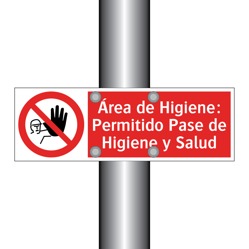 Área de Higiene: Permitido Pase de Higiene y Salud