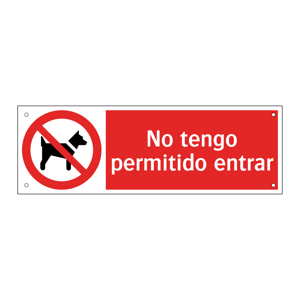 No tengo permitido entrar