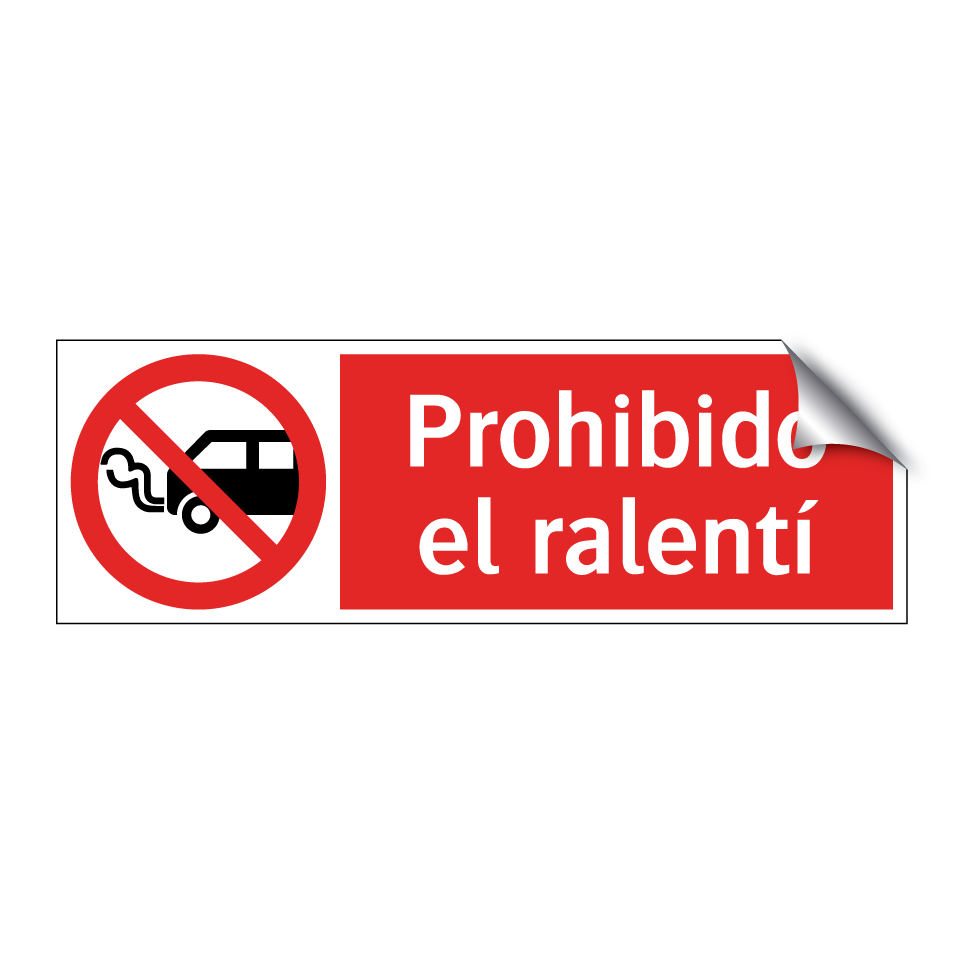 Prohibido el ralentí
