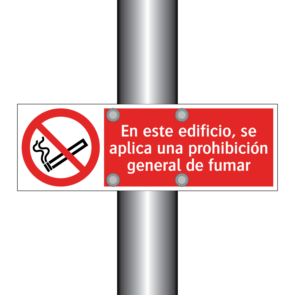 En este edificio, se aplica una prohibición general de fumar