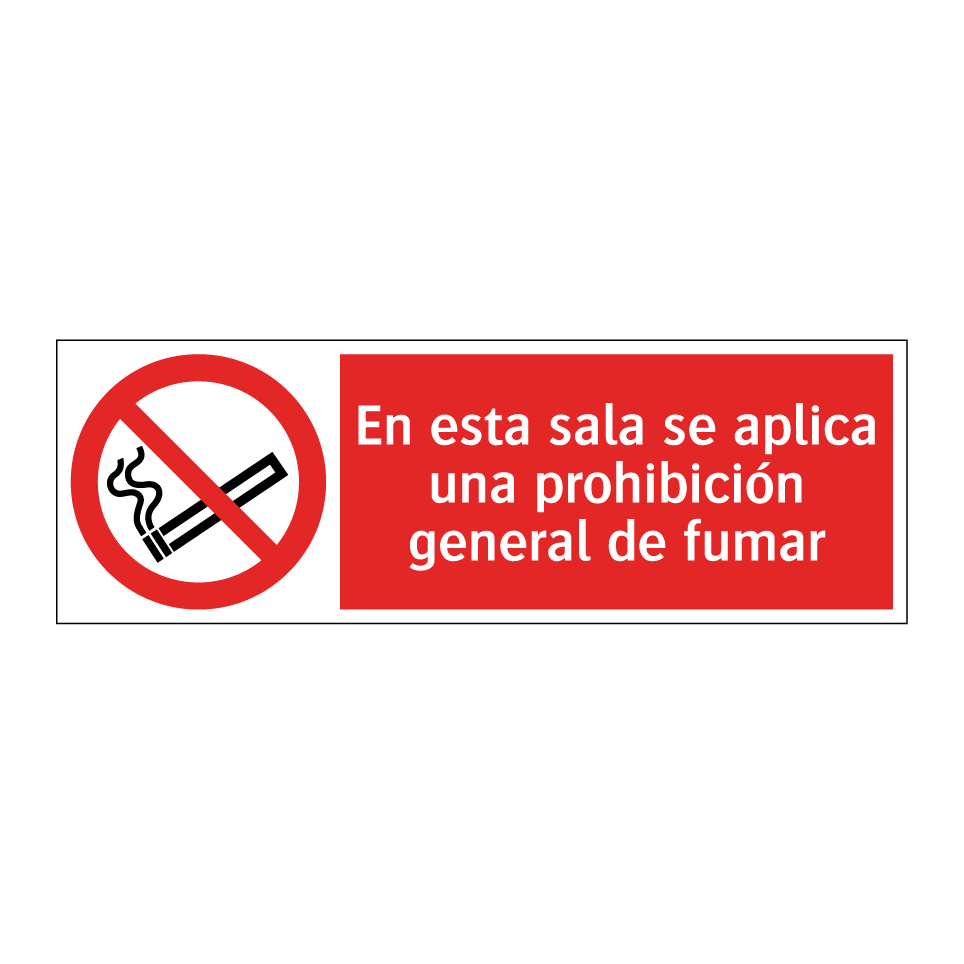 En esta sala se aplica una prohibición general de fumar
