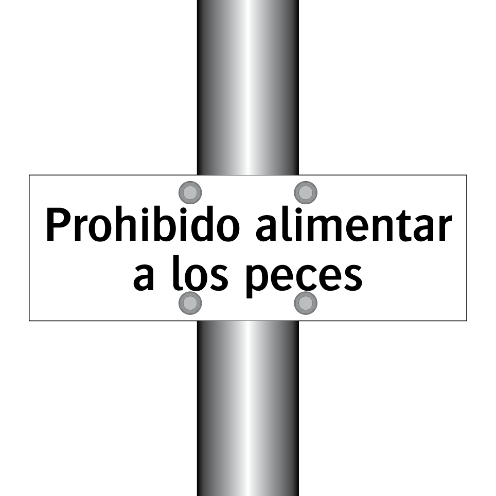 Prohibido alimentar a los peces