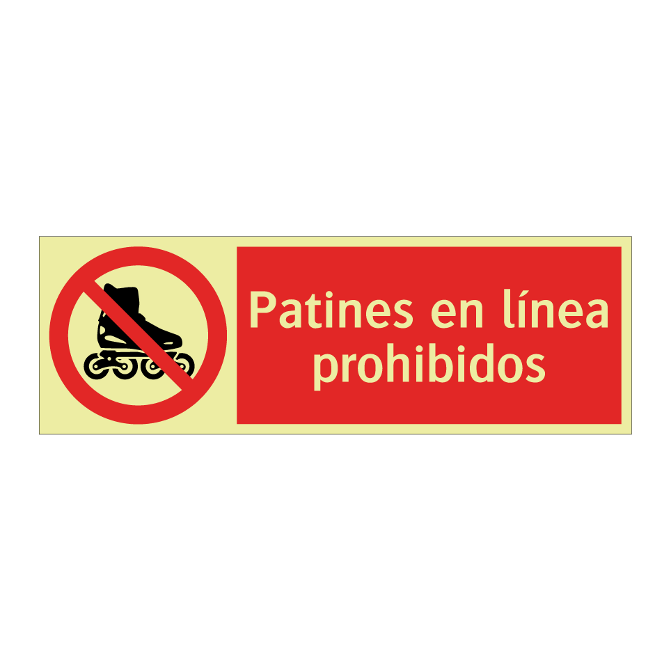 Patines en línea prohibidos