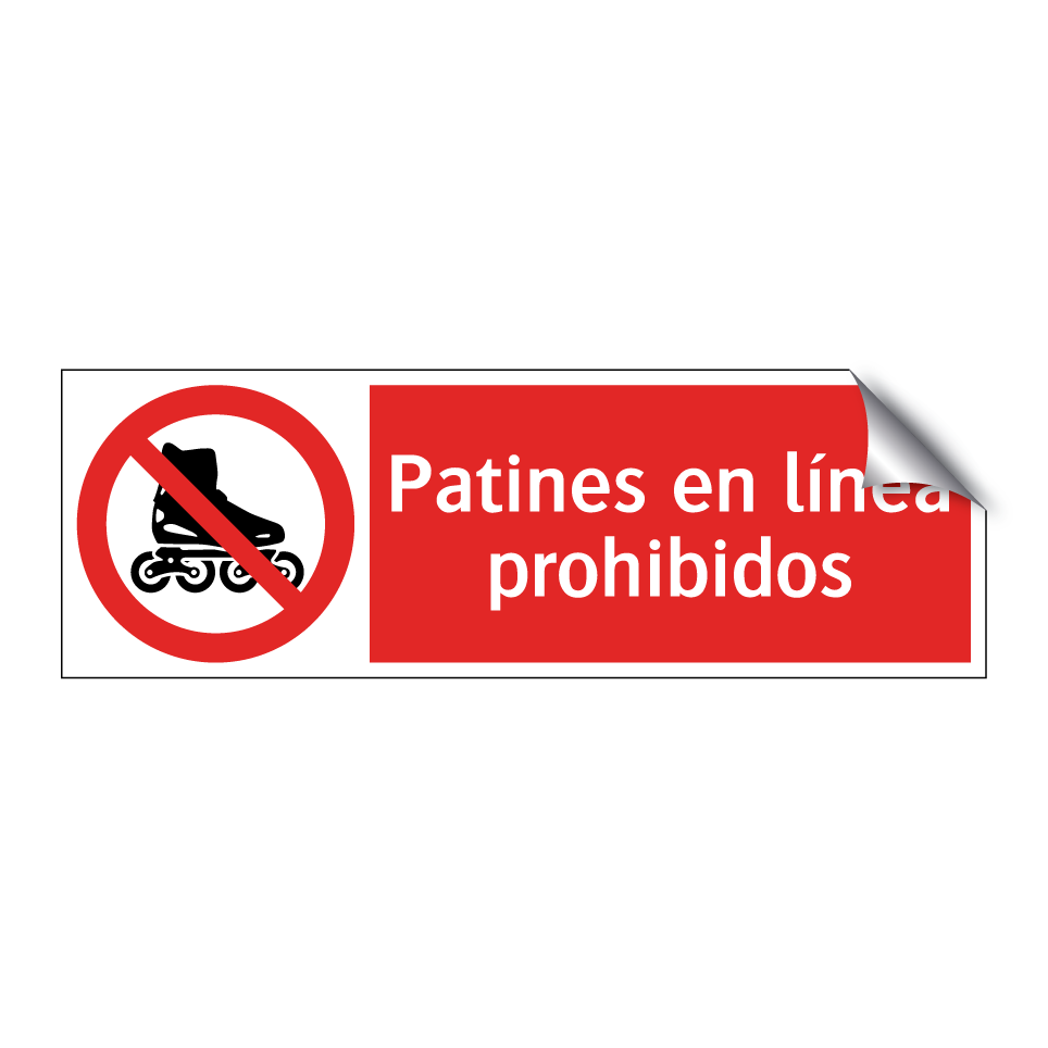 Patines en línea prohibidos