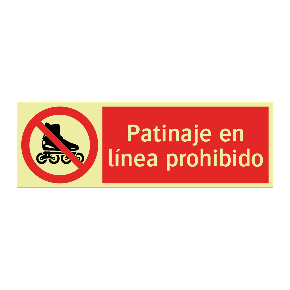 Patinaje en línea prohibido