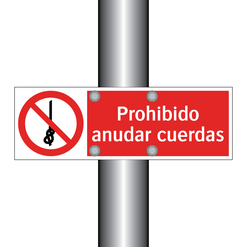 Prohibido anudar cuerdas