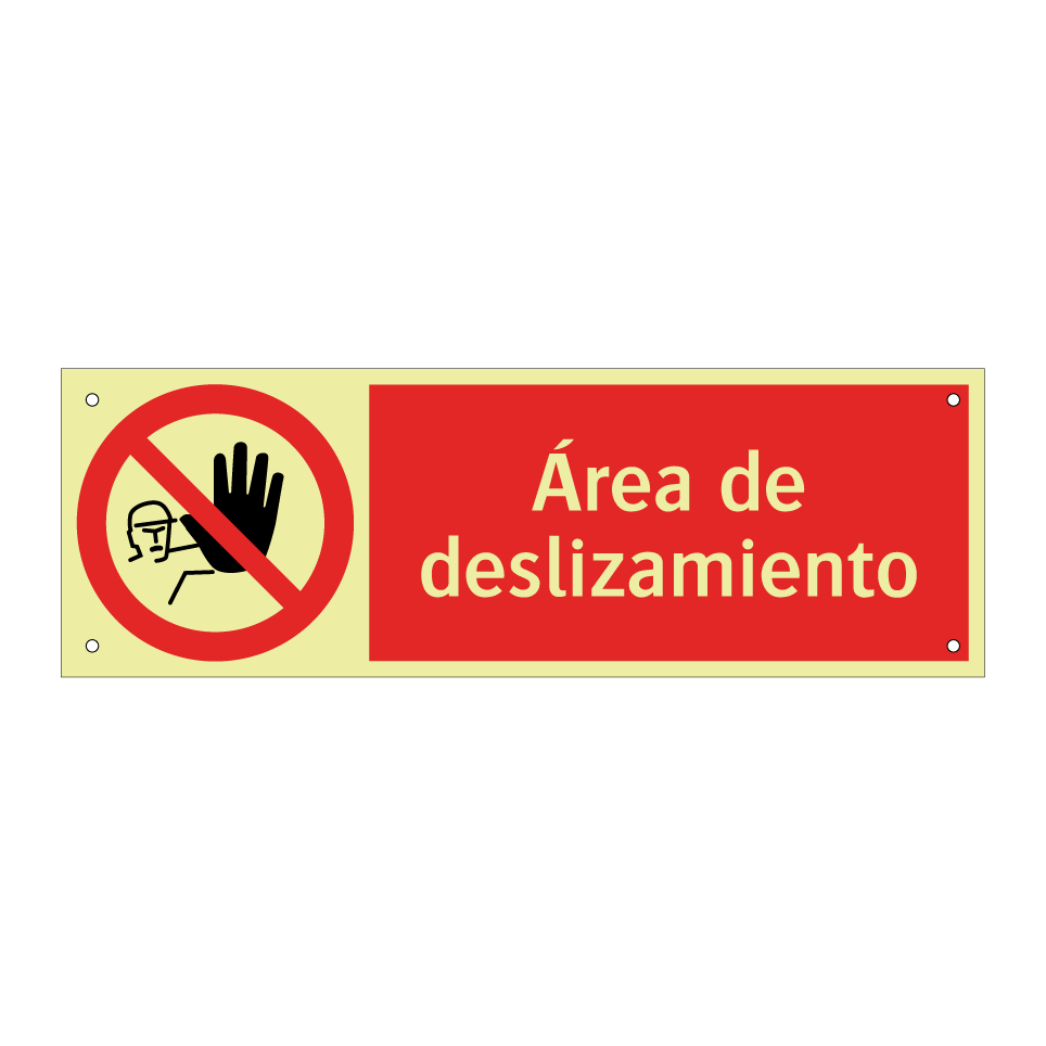 Área de deslizamiento