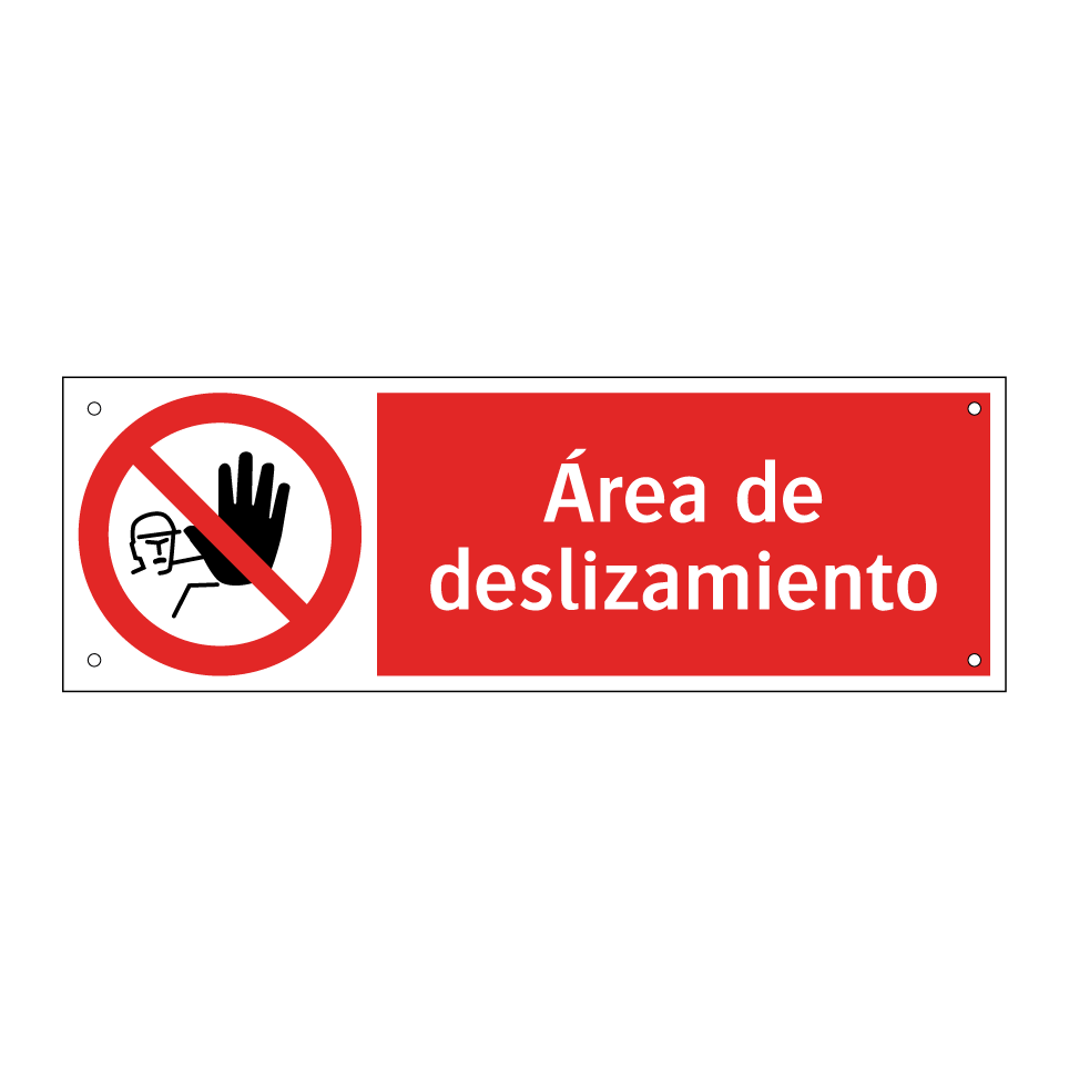 Área de deslizamiento