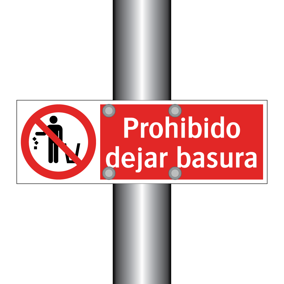 Prohibido dejar basura
