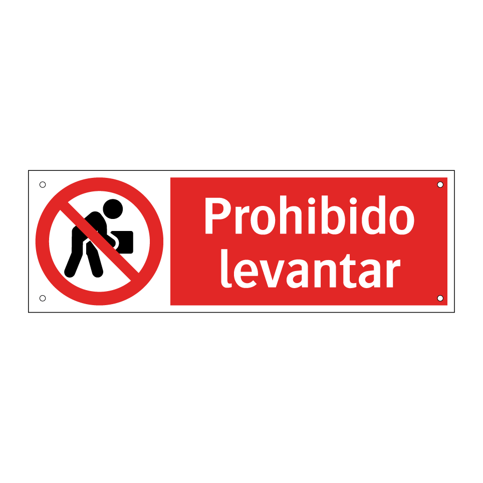 Prohibido levantar