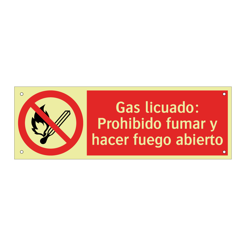 Gas licuado: Prohibido fumar y hacer fuego abierto