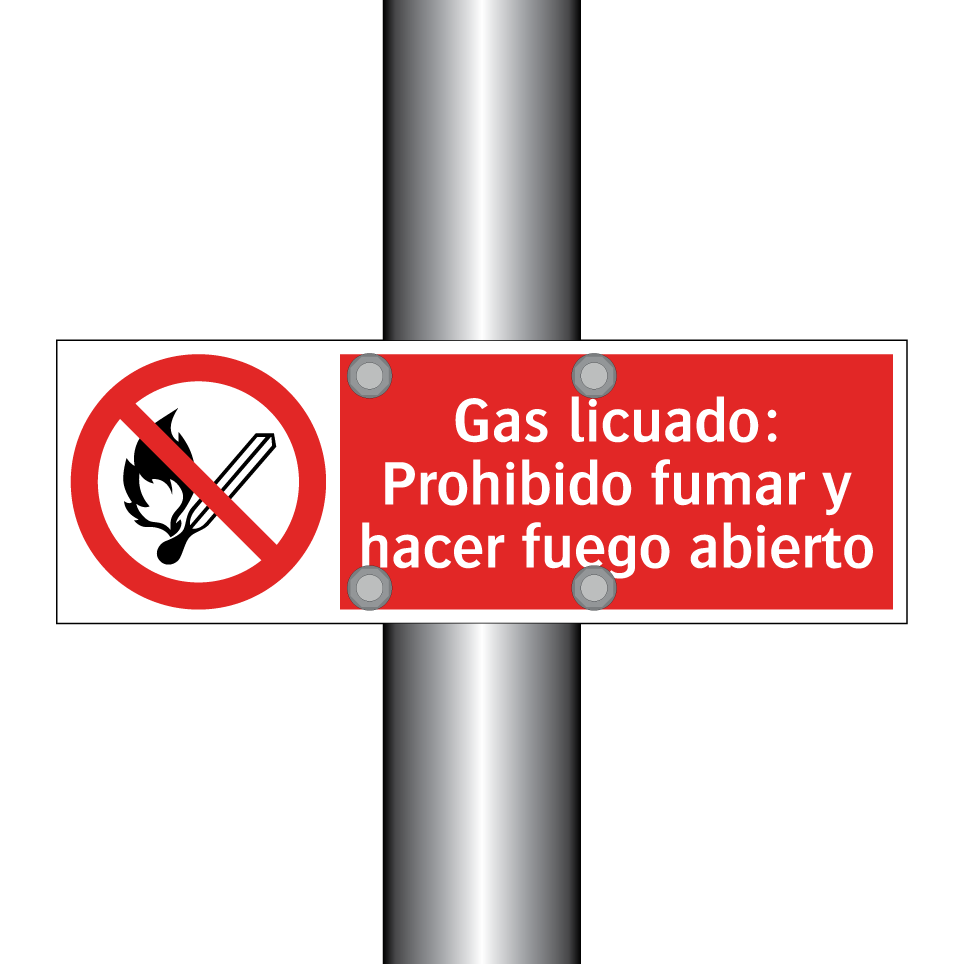 Gas licuado: Prohibido fumar y hacer fuego abierto