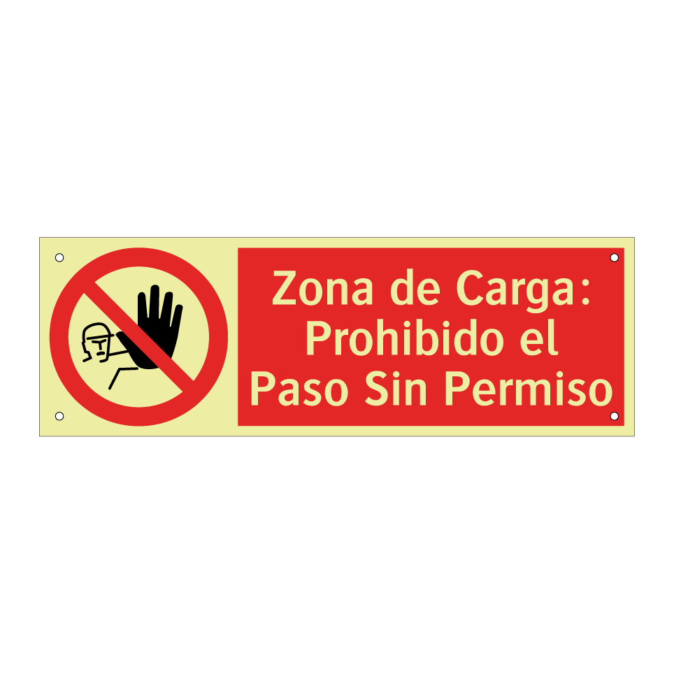 Zona de Carga: Prohibido el Paso Sin Permiso