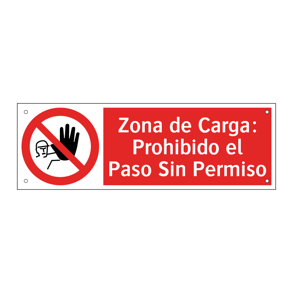 Zona de Carga: Prohibido el Paso Sin Permiso