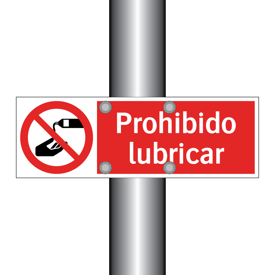 Prohibido lubricar