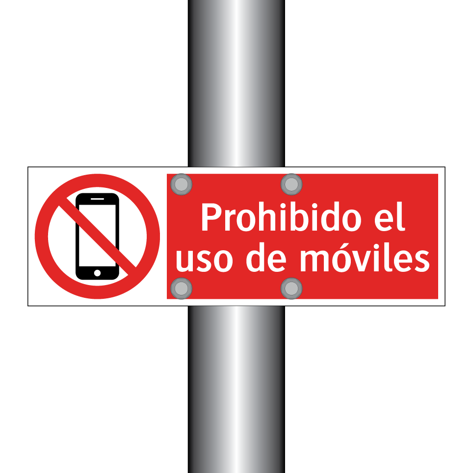 Prohibido el uso de móviles