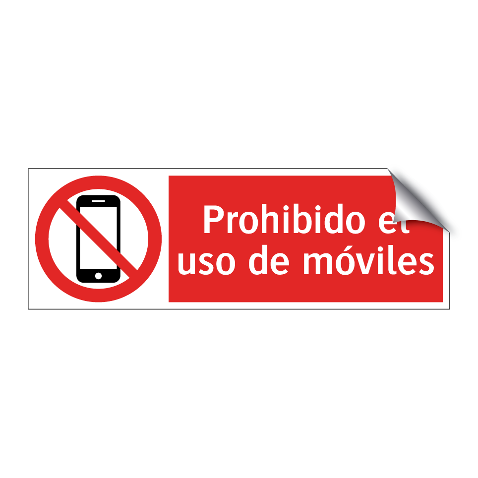 Prohibido el uso de móviles