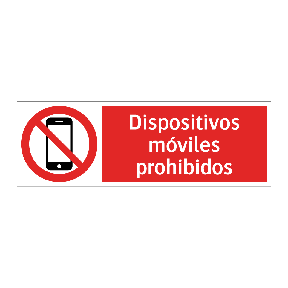 Dispositivos móviles prohibidos