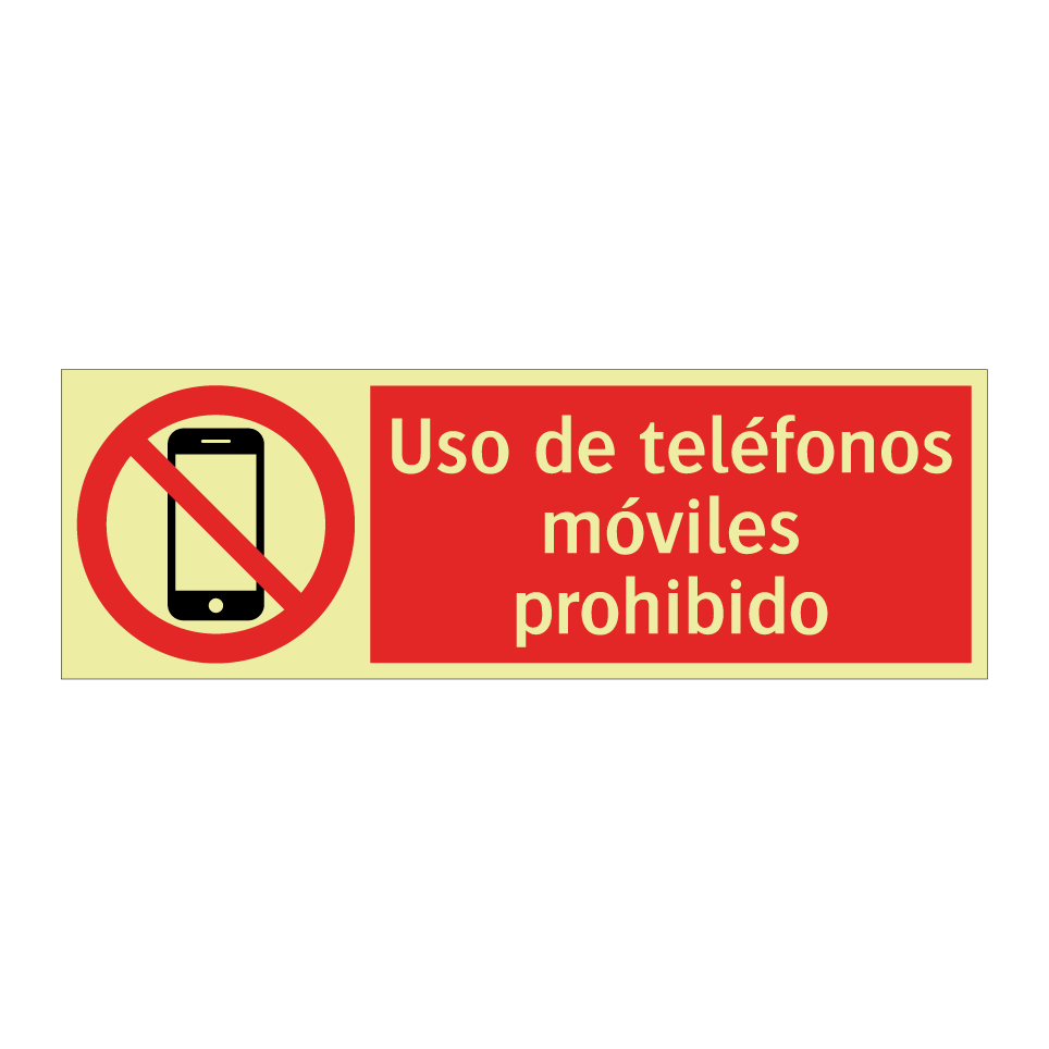 Uso de teléfonos móviles prohibido