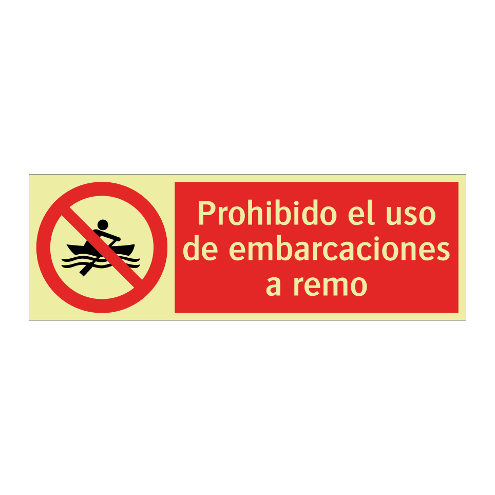 Prohibido el uso de embarcaciones a remo