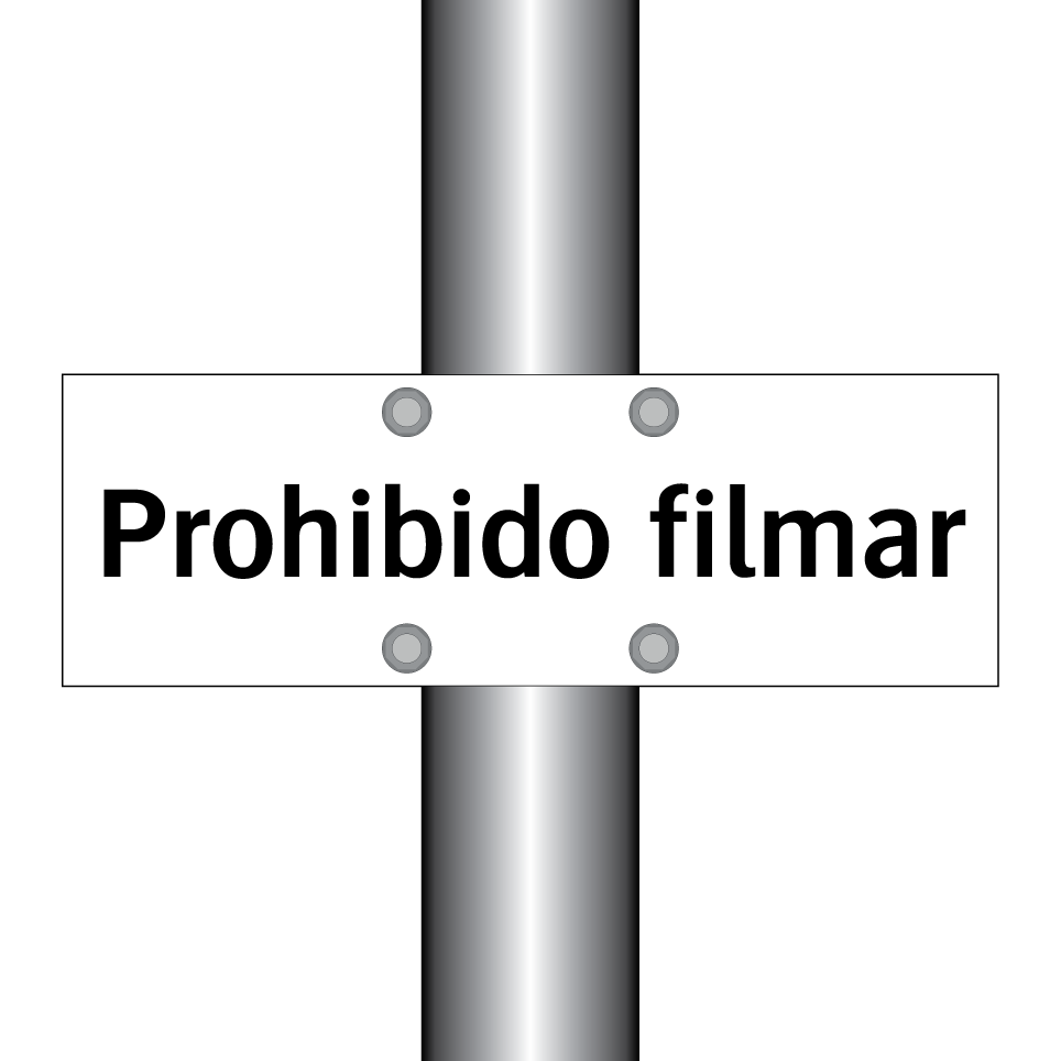 Prohibido filmar