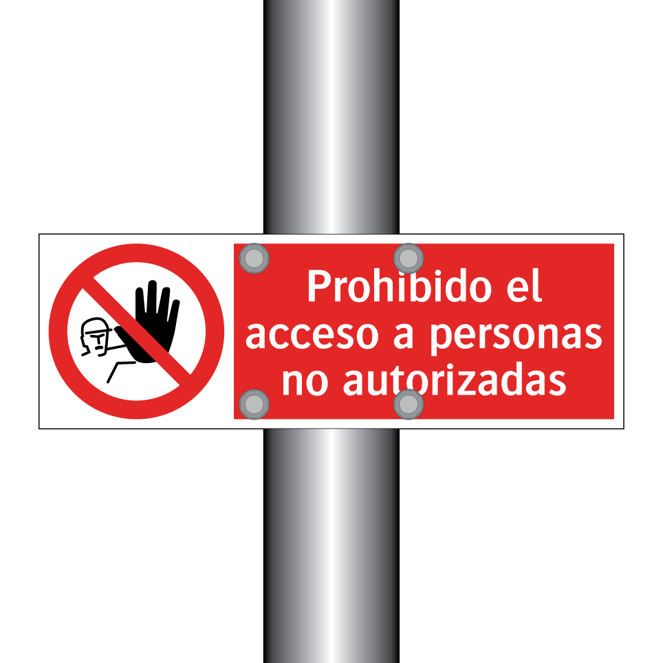 Prohibido el acceso a personas no autorizadas