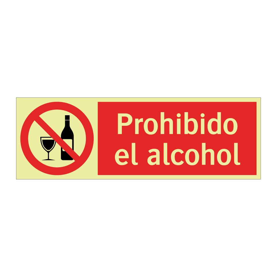 Prohibido el alcohol