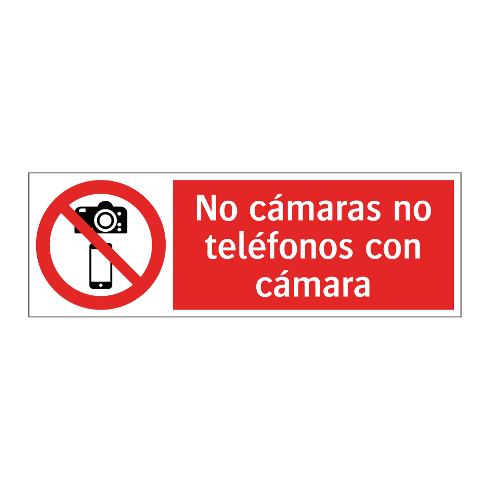 No cámaras no teléfonos con cámara