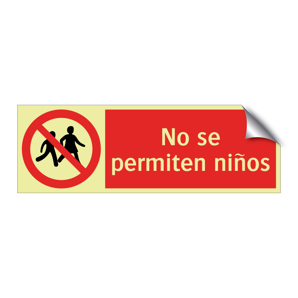 No se permiten niños