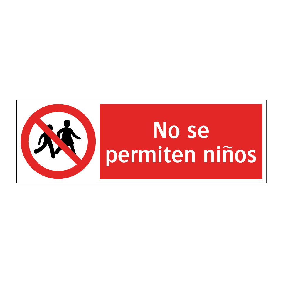 No se permiten niños