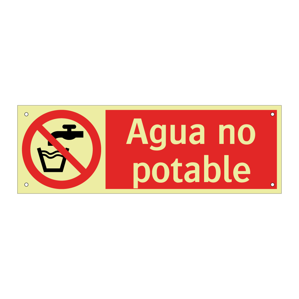 Agua no potable