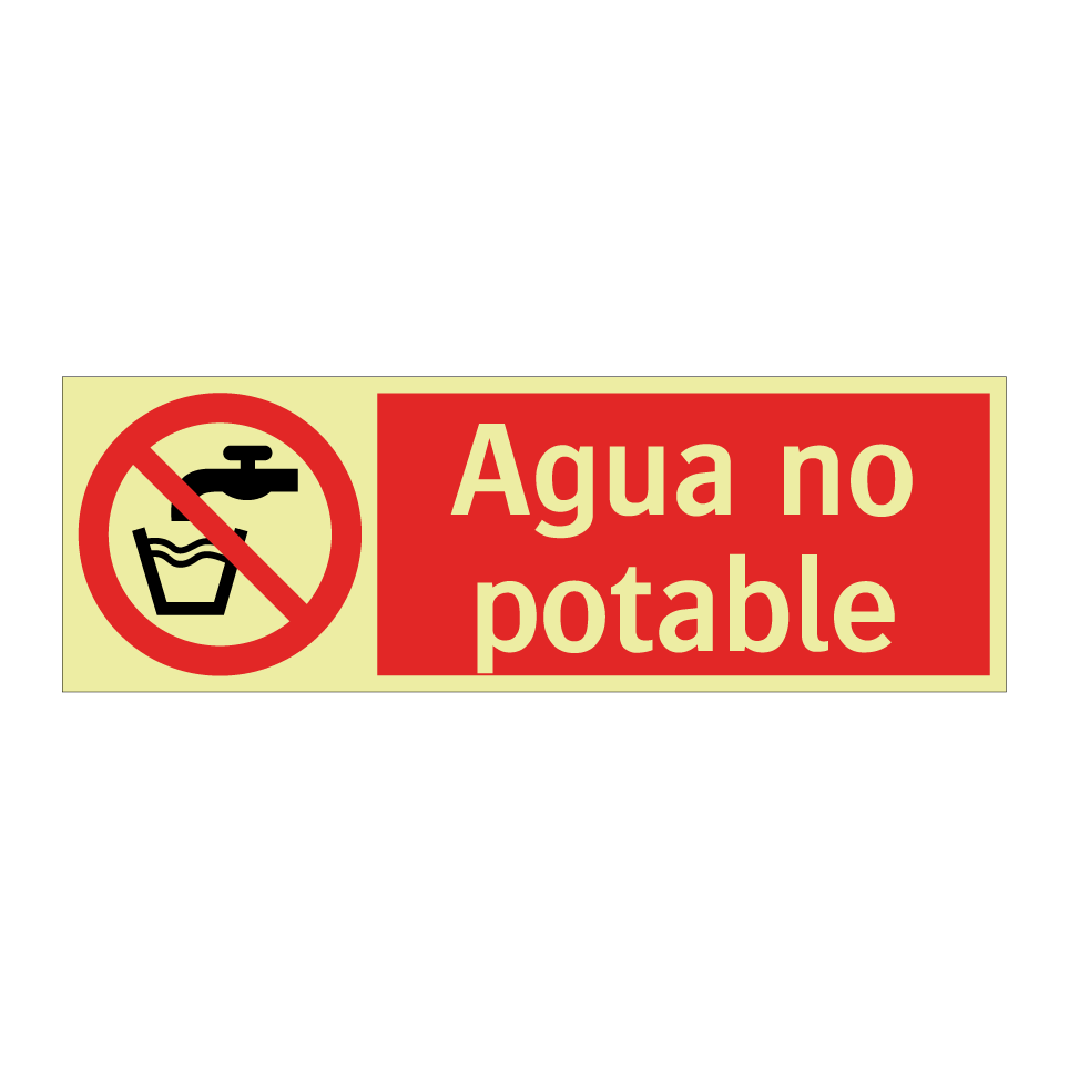 Agua no potable