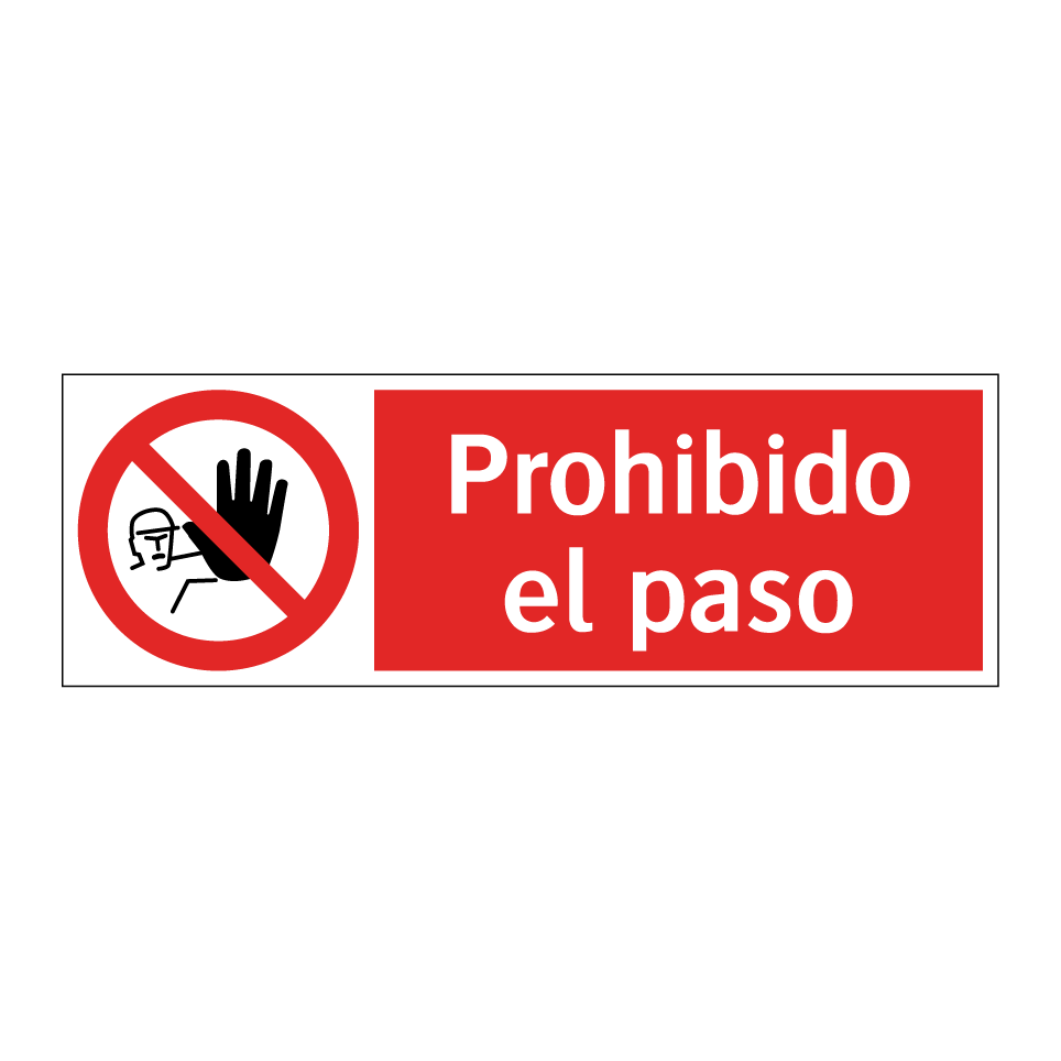 Prohibido el paso