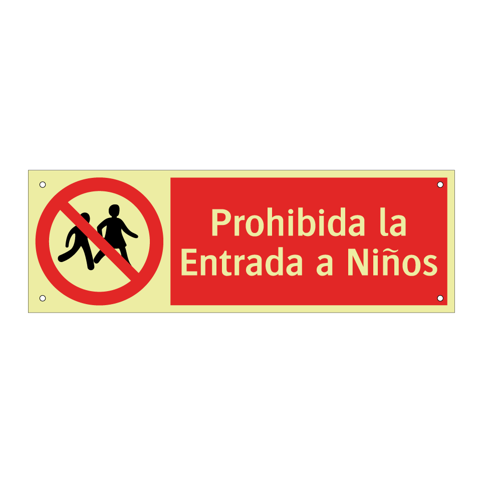 Prohibida la Entrada a Niños