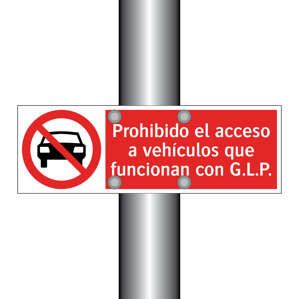 Prohibido el acceso a vehículos que funcionan con G.L.P.
