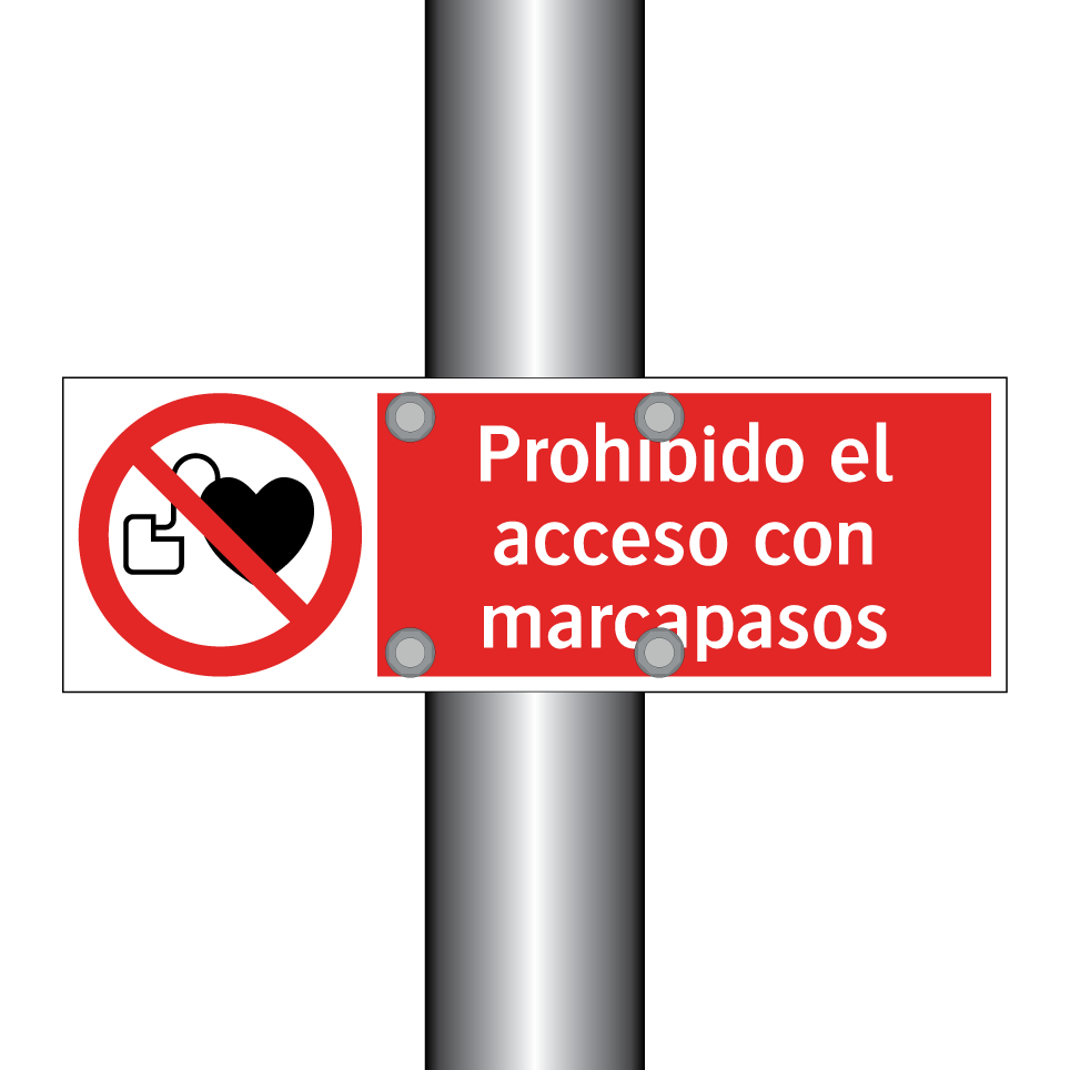 Prohibido el acceso con marcapasos