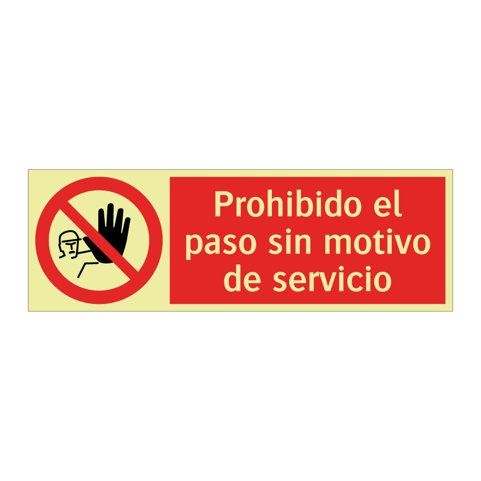 Prohibido el paso sin motivo de servicio