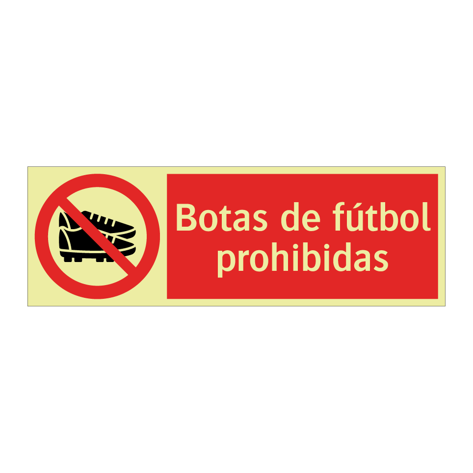 Botas de fútbol prohibidas